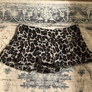 Urban outfitters cheeta low waisted skort